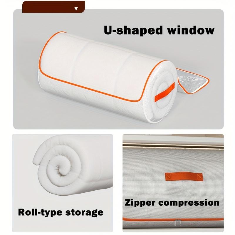 1pc PVC Waterproof Roll-Shaped Quilt Storage Bag Large Capacity Wardrobe Organizer Quilt Clothing Storage Bags Compression Bag