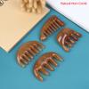 1Pc Natural Horn Pocket Comb Wide Tooth Comb Massage Brush Hair Care Tool