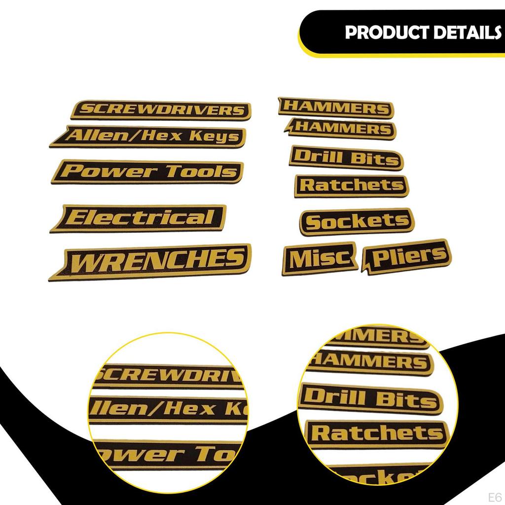 Labels, Tags, Quickly Reusable Metal Drawer Multipurpose for Cabinet Carts And Garage