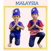 Merdeka 3D Graphic T-Shirt For Kids Featuring Malaysia Flag Print For Independence Day