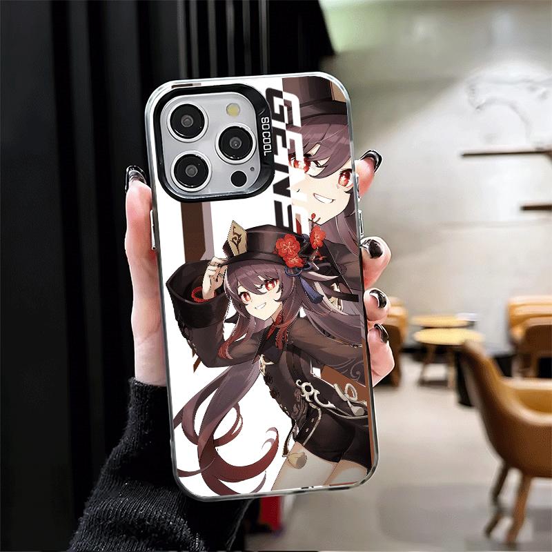 Genshin Impact Desgin Soft Phone Case for iPhone 15 16 17 Pro Max 17Air 16E 14 Plus 13 12 Mini Shockproof Cover Back Shell