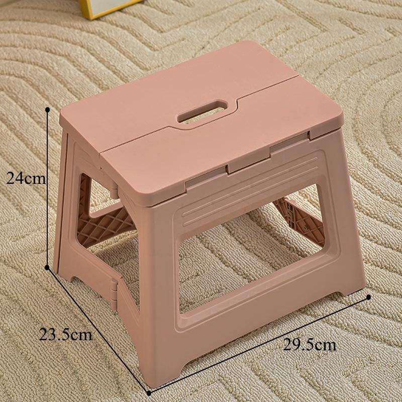 Adjustable Telescopic Folding Portable Plastic Stool for Outdoor Travel, Fishing, and Household Use