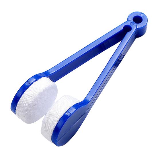 

Зажим для чистки очков Портативный зажим для чистки линз Многоразовая салфетка из микрофибры для очков Удаляет масло Отпечатки пальцев Пыль для очков Солнцезащитных очков