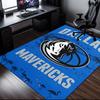 MAVERICKS LOGO Rug Office Carpet Non-Slip Mat, Chair Rug Floor Covering for Gaming, Bedroom, Living Room , Home Decor Christmas Gift