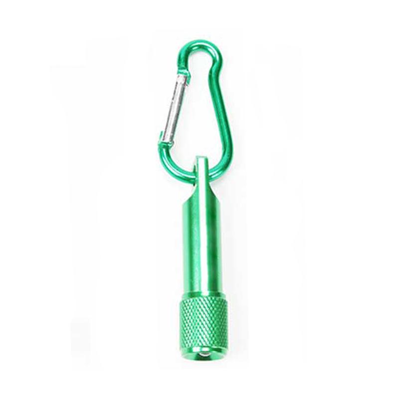 Mini LED Keychain Carabiner Flashlight, Portable Aluminum Alloy
