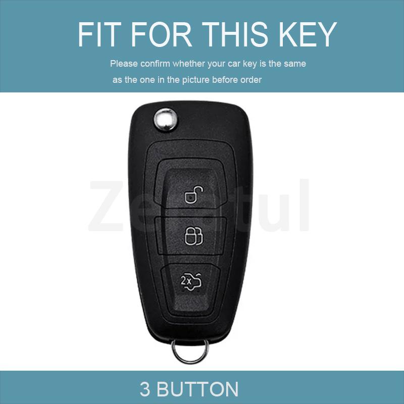 Tpu Auto Keyless Car Key Case Cover Auto Key Holder For Ford Ranger C-Max S-Max Focus Galaxy Mondeo Transit Tourneo Custom