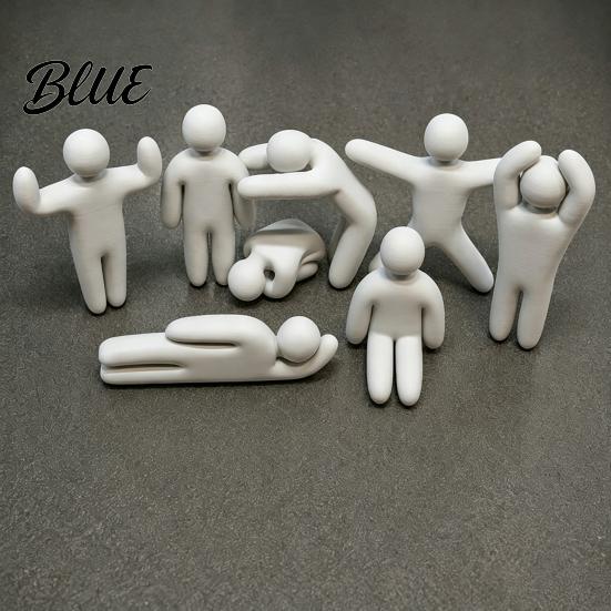 Personalisierbare Desktop-Dekorationen 8 Stück Meccha Chamäleon Figuren 3D Gedruckte Gelenkige Action Handbemalte Bastelprojekte Figuren DIY Blank
