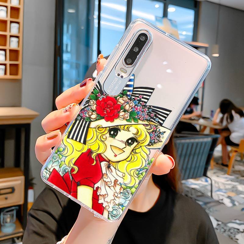 Manga Candy Phone Case for Huawei Honor 8X 10 20 lite 10i 20i 50 60 70 P30 P50 Pro Y5 Y6 Y9 prime Mate 50 Cover