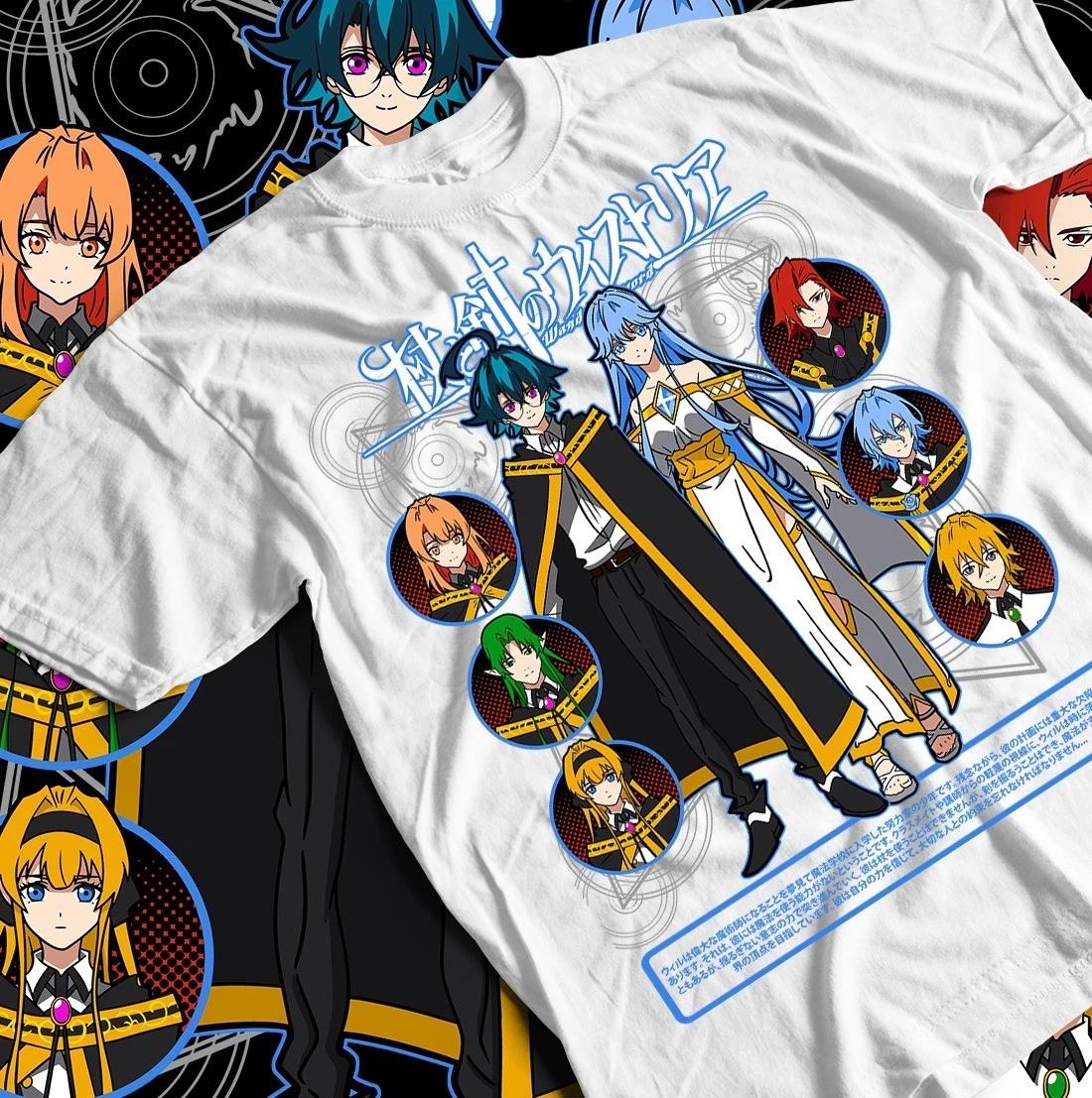 Wistoria Anime Unisex Tee,Graphic Anime Shirt,Minimalist Tshirt,Oversize Logo XL