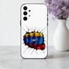 V-Venezuela-A F-Flag-G Phone Case For Samsung Galaxy A73,A72,A71,A70,A53,A52,A51,Soft Silicone Black Cover