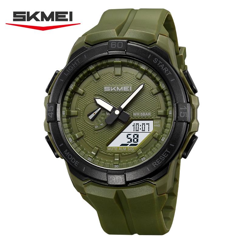 SKMEI 2583 Sports Watch Reloj New Large Dial Men's Digital Countdown Stopwatch LED Light Electronic Watch 5 Alarm Clock Watch