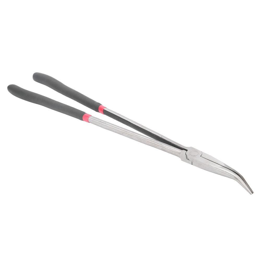 Nonslip Handle Long Handle Steel Pliers Carbon Steel Long Reach Pliers Narrow Spaces