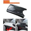 Carbon Fiber Car Center Console Lid Panel Armrest Box Trim Protective Cover Stickers For Mercedes Benz E Class W211 2003-2008