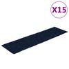 Self Adhesive Stair Treads 15 pcs 76 x 20 cm Navy Blue Rectangular