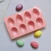 Easter Egg Silicone Mold for Baking 8 Cavity Non-Stick Chocolate Mold Freezer Oven