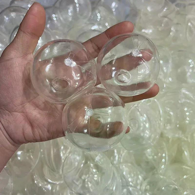 6Cm Handmade Diy Ball Hollow Ball Transparent Tpr Casting Mold Tool Slow Rebound Toy Bouncy Bright Stress Relief Squeeze Toy