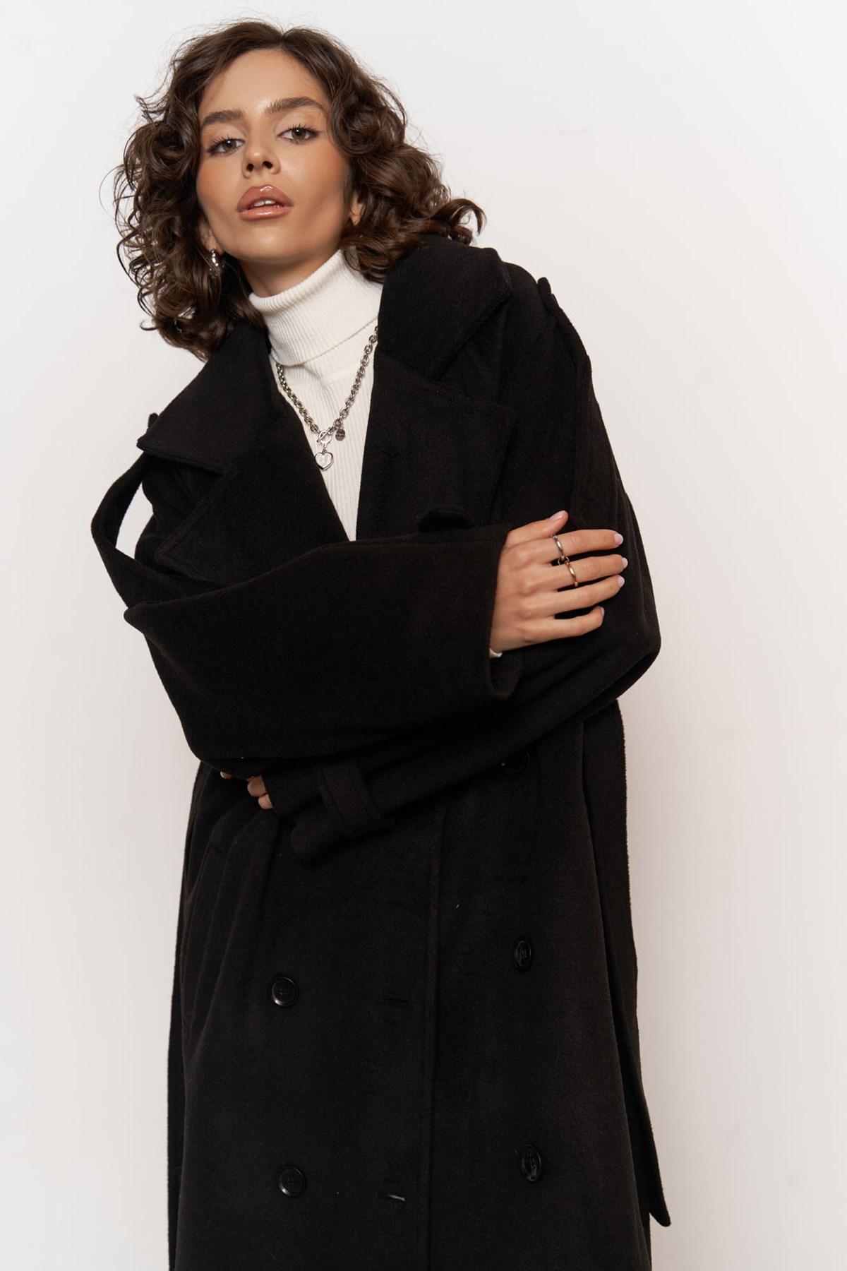 

Черное пальто «Москва» XS/S