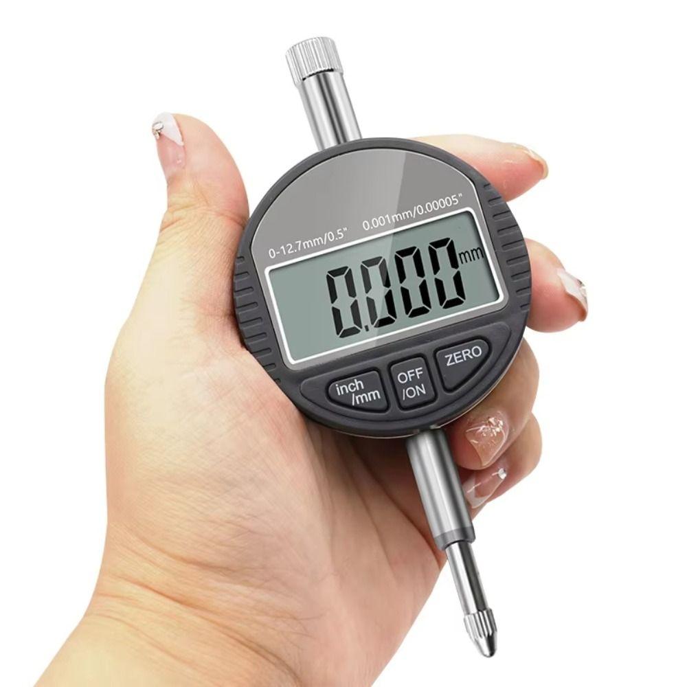 0-12.7mm Digital Dial Indicator 0.01/0.001mm Relogio Comparador  Measuring Instruments