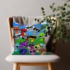 Game SSprunki Cute Personalized Pillow Cover Kids Bedroom Wild Party Decor Pillowcase Kid Birthday Shower Gift
