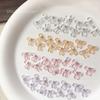 10Pcs Transparent 3D Nail Art  Bow Charms Accessories Parts For Manicure Nails Decoration Supplies