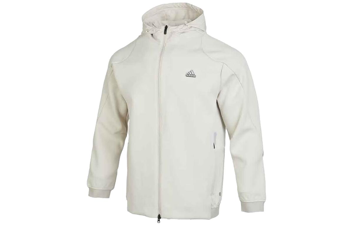 Adidas Jacket Men s Clear Brown Gray HY5836 XL