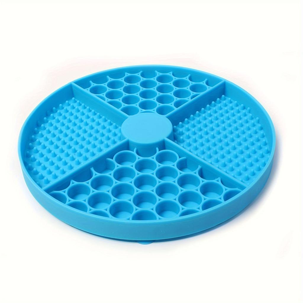 Hunde-Futtermatte Silikon Katzen-Langsamfresser-Näpfe mit Saugnapf Slow-Feeding-Pad Hunde-Leckmatte Angstlösende Utensilien