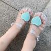 Classmate Sandals Summer Girl Crystal Shoes New Cartoon Plastic Jelly Medium and Small Children Baby Sandals Tide