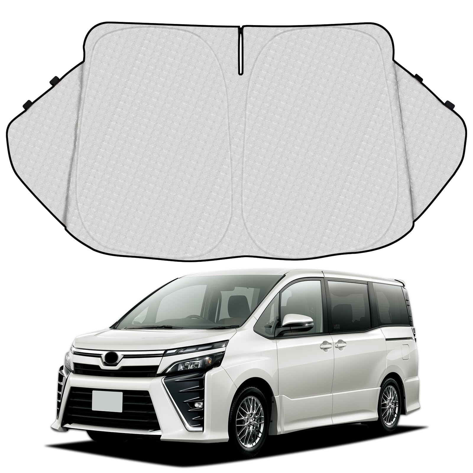 

New 80 Series Windshield Car UV Car Privacy Custom Part and Triangle Glass Voxy/Noah Sunshade, Sunshade, Shade, Curtain, Protection, Sunshade,