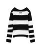 FANCY CLUB Hailey Striped Knit (Black) F25Zb020