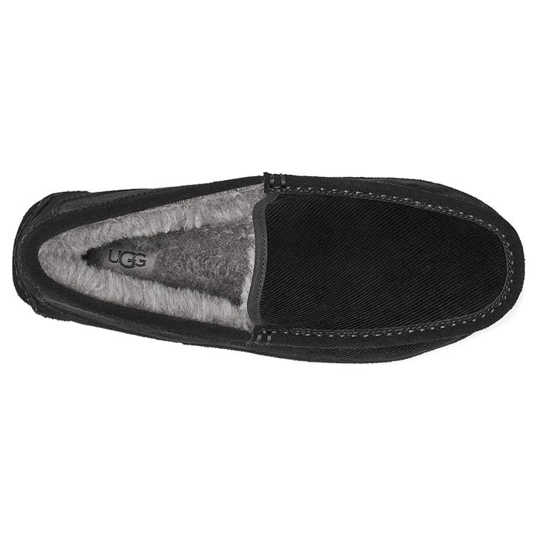 UGG Ascot Corduroy Ii 'Black' (Unisex) Casual Shoes 1125932 BLK