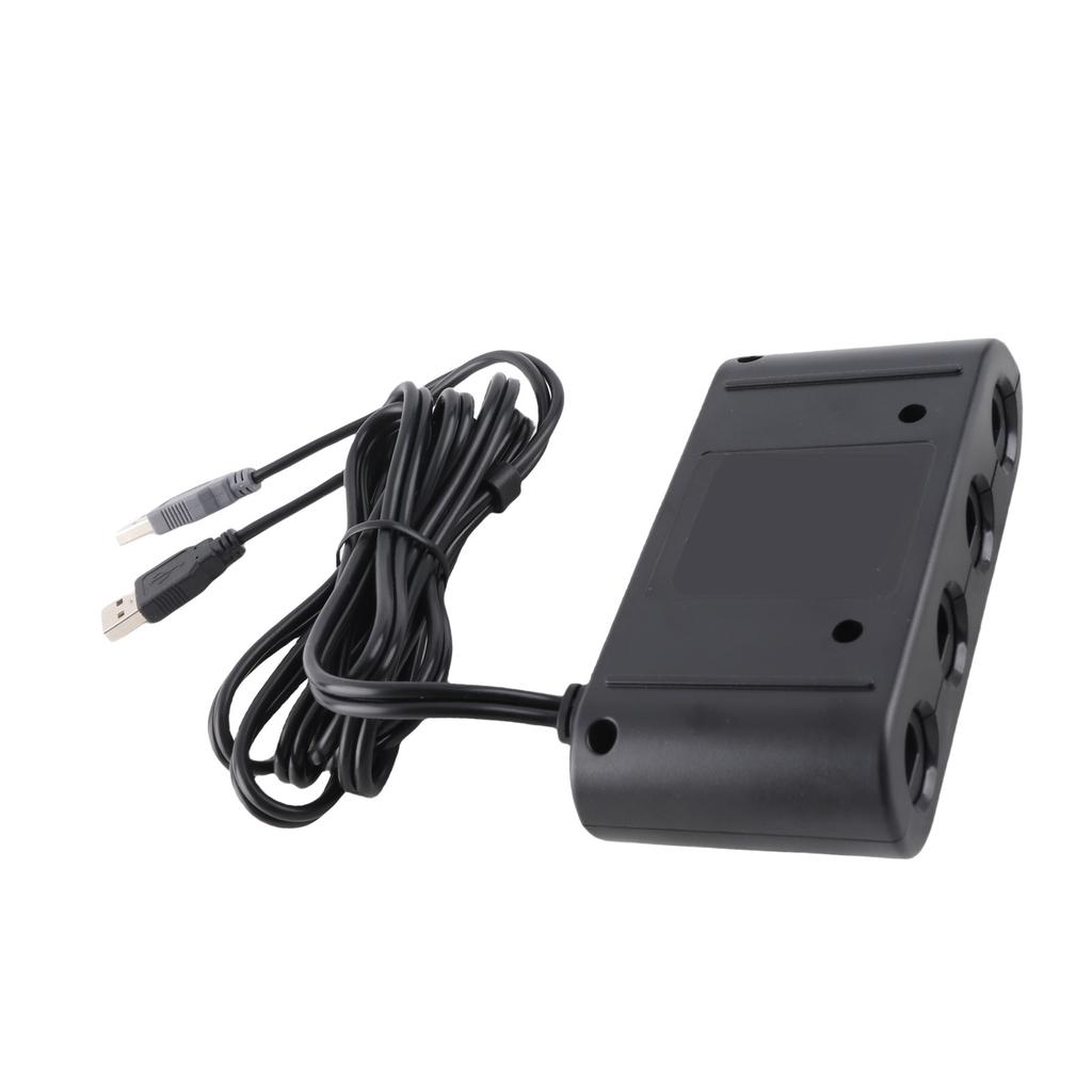 GC Controller Adapter 4 Ports 3 in 1 Game Controller Adapter with Turobo Function for Switch for PC