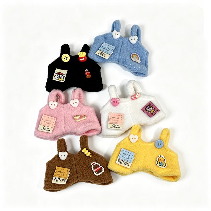 Cotton Overalls DIY Doll Clothes for Dress-up Figures and BJD Dolls