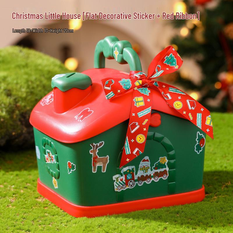 Christmas Eve Apple Gift Box - Creative Little House Candy Packaging for Kids