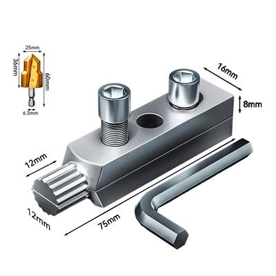 Household Faucet Angle Valve Broken Wire Extractor With 6.35mm Hex Drill Bit Kitchen And Bathroom Installation Accessories