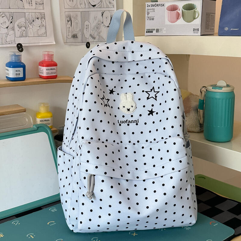 Zaino a Pois e Stelle Zaino da Pendolare Zaino per Studenti Grande Capacità