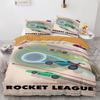 Conjunto de Cama Rocket League Colcha Solteiro Twin Full Queen King Size Carro Rocket League Conjunto de Cama Quarto Infantil Capa de Edredom