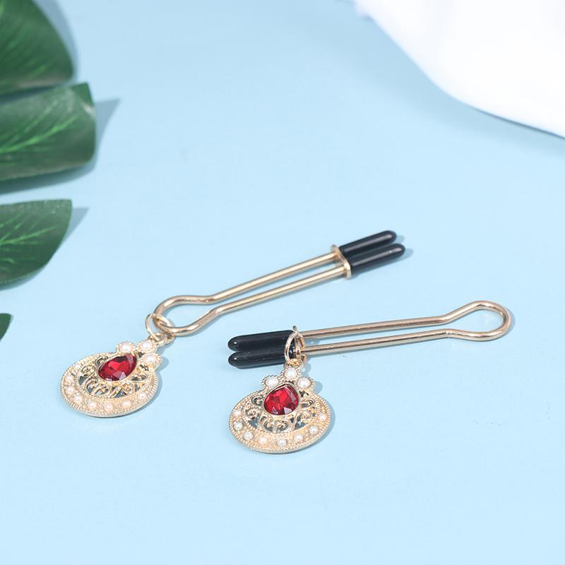 1 Pereche Metal Clipse pentru Sâni și Mameloane Clips pentru Clitoris Feminin Bijuterii Body Piercing Sex