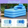 Bañera Inflable Para Adultos Plegable Tina de Baño de Burbujas de PVC Para Uso en Casa