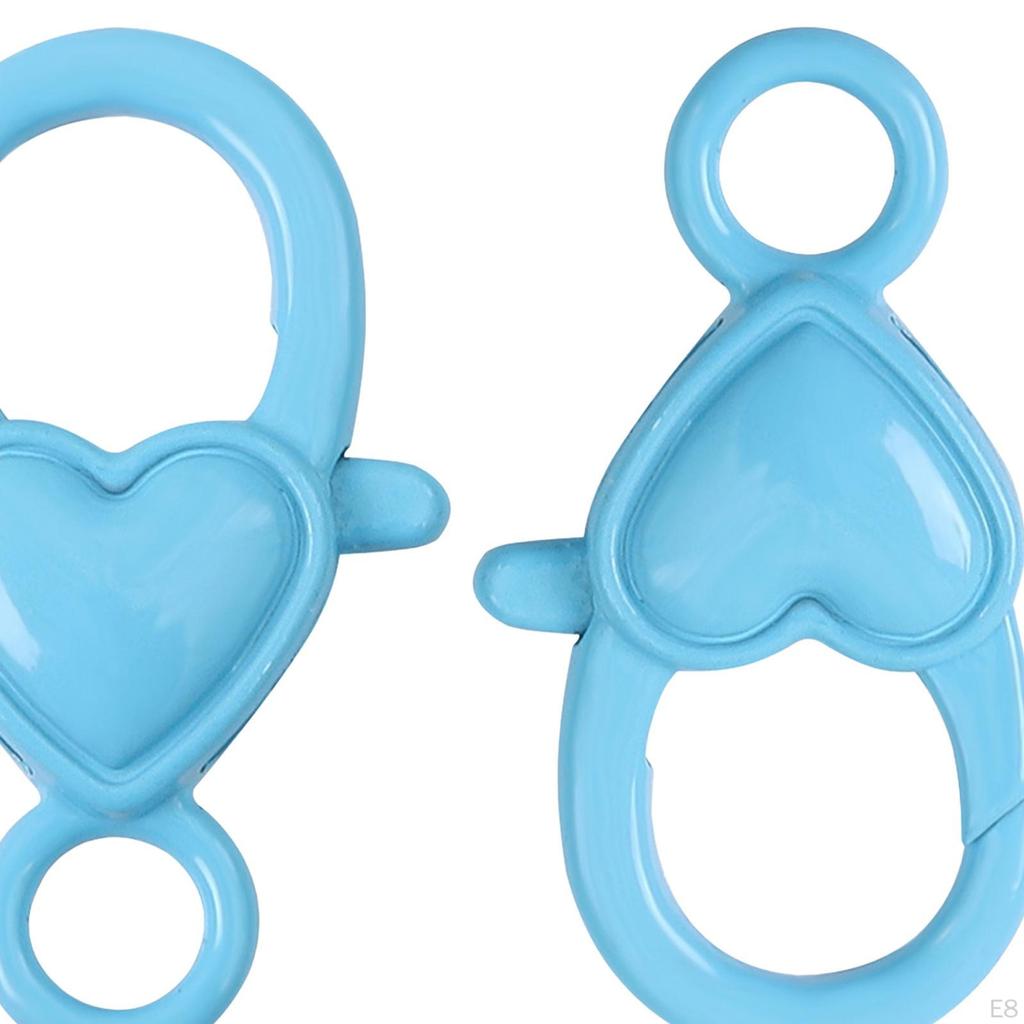 2 Pieces Lobster Clasp Keyring Buckle Connector, Alloy Hook, Claw for Findings