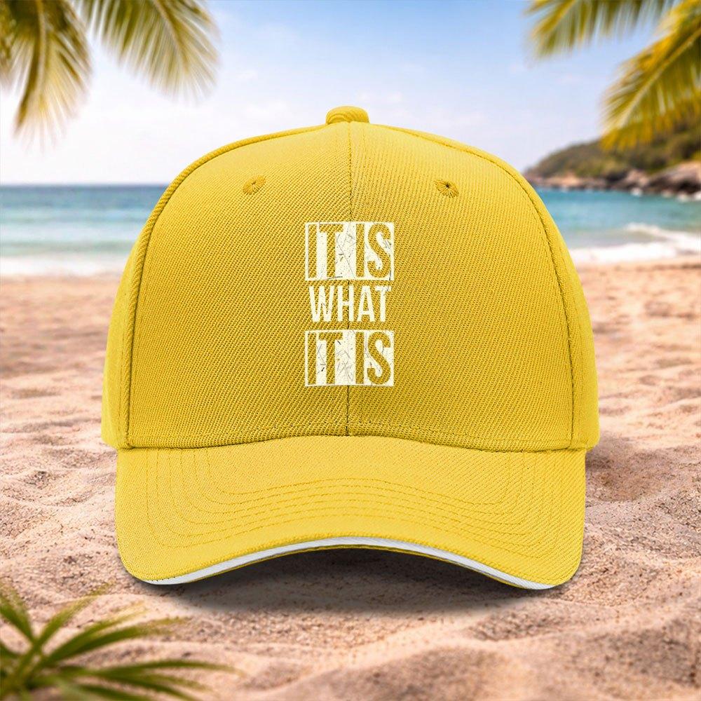 IT IS WHAT IT IS Fashion Baseball Cap Unisex MultiColor Outdoor Sports Camping Music Festival Wedding Party Gift