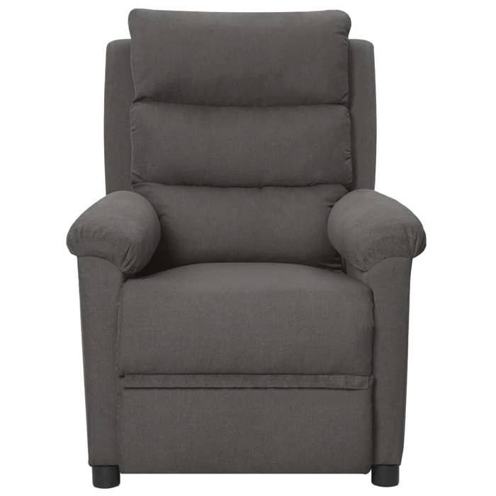 VidaXL Fauteuil électrique de massage Gris foncé Tissu 3098976