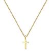 Hot Selling Stainless Steel MM Double Twist Chain Cuban Chain Cross Pendant Necklace Fashion Jewelry Men