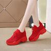Fashion Female new spring casual comfortable sports shoes with increased height inside breathable thick soled mesh casual women's shoes