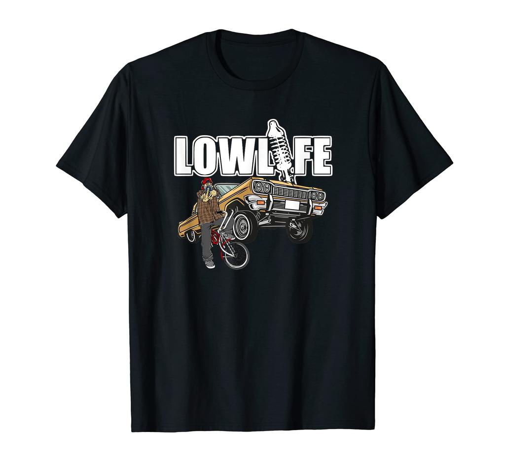 Chicano Cholo Lowrider Car, Classic Men's Vintage Lowrider T-Shirt