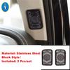 Black / Silver Pillar A Stereo Speaker / Reading Light Decor Accessories Cover Trim For Great Wall GWM WEY TANK 300
