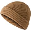 Winter Trend Solid-color Wool Hip-hop Knitted Pullover Melon Rind Hat Hip-hop Knitted Cold Hat
