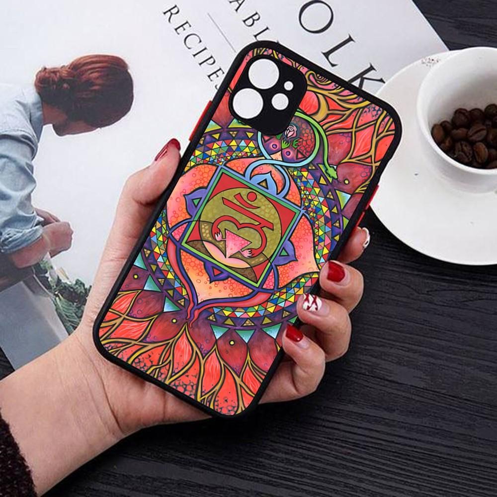 The Yoga Phone Case For IPhone 14 11 12 13 Mini Pro Max 8 7 Plus X XR XS MAX Translucent Matte Cover