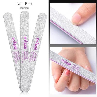 1 STÜCK Nail Fire Nail Art Tool Weiß Schleifdatei Puffer Salon Maniküre UV Gel Polierer Tool Kit