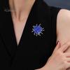 Classic Handmade Colorful Rhinestones Flower Shape Brooch Pin Vintage Hat Scarf Shawl Badge Bridal Gift Dress Accessories