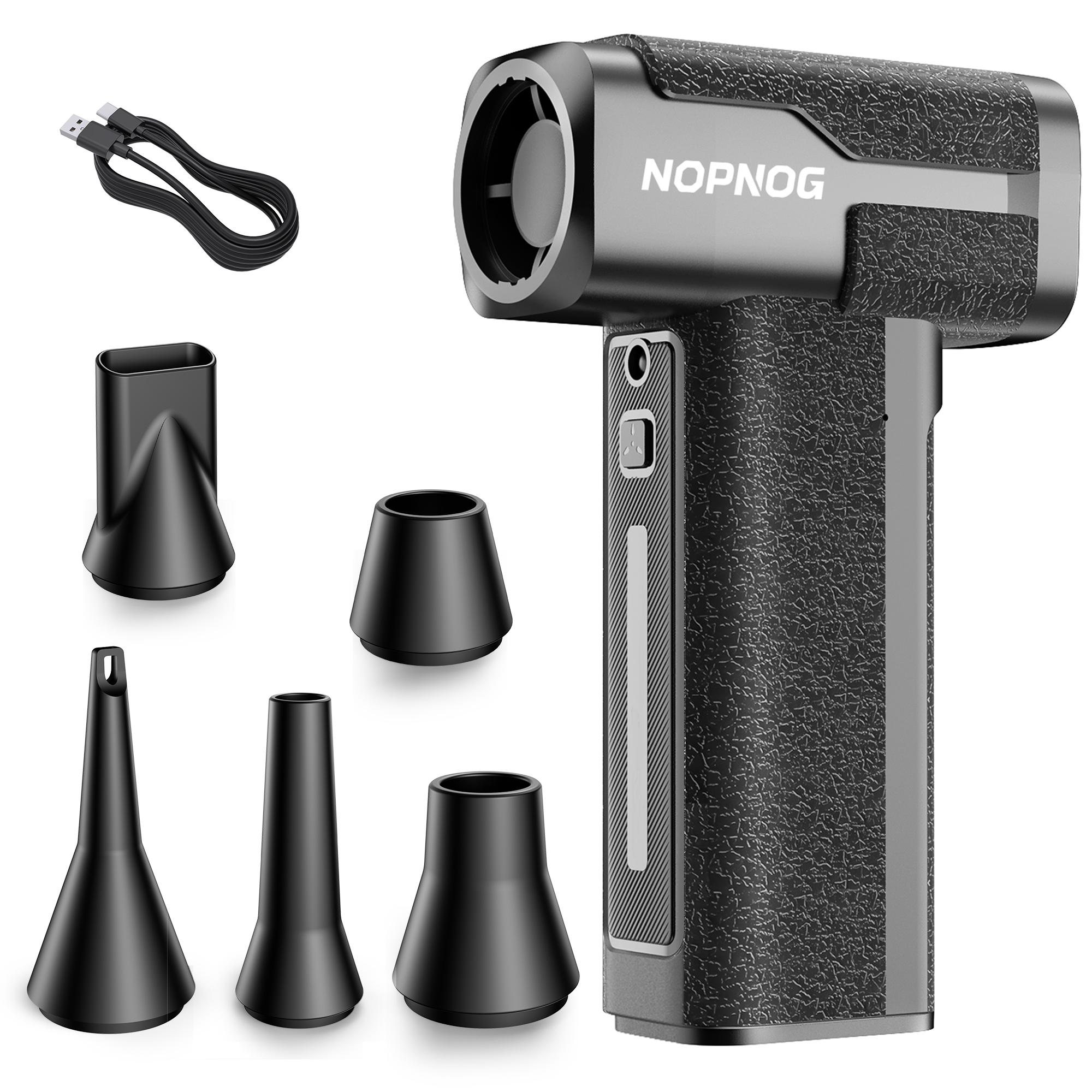 

Type-C Charging Electric Air Duster Car Snow Removal Portable Car Accessories 4 Gears Adjustable 130000RPM Strong Blowing Turbo Blower Jet Fan Black